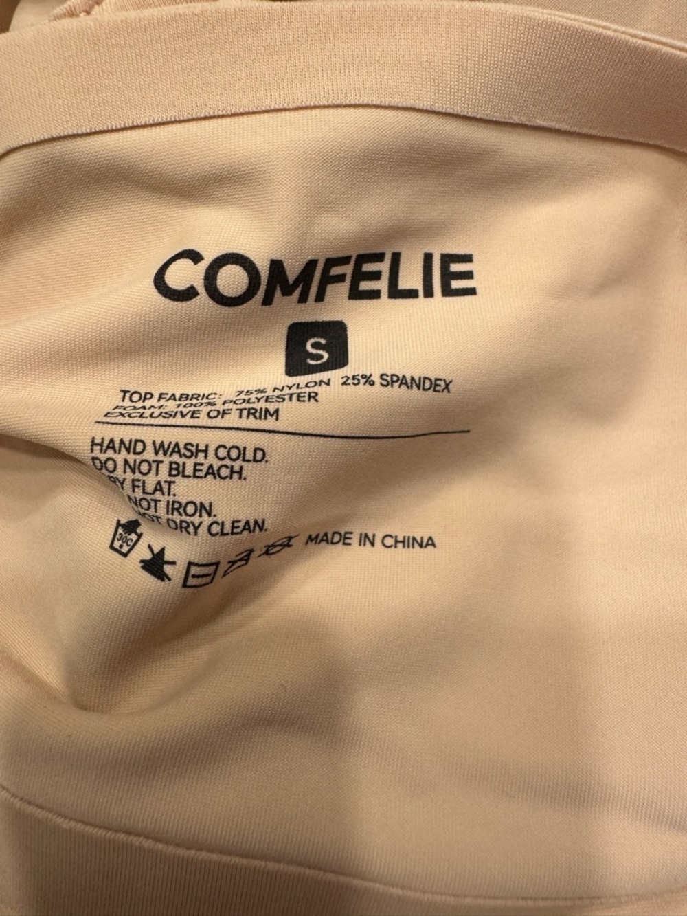 Comfelie | Wireless Nude Everyday Comfort Bra Small NWT - Picture 4 of 4